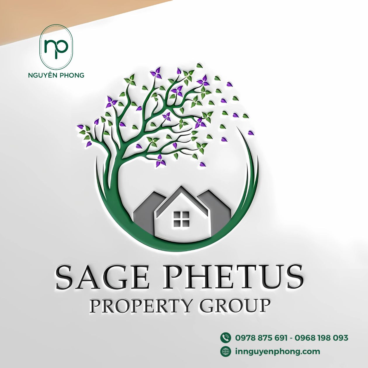 Mẫu logo nông sản sạch